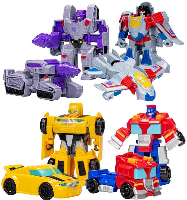 Image Of Transformers Heroes Vs Villains 4 Pack Autobot And Decepticons  (3 of 5)